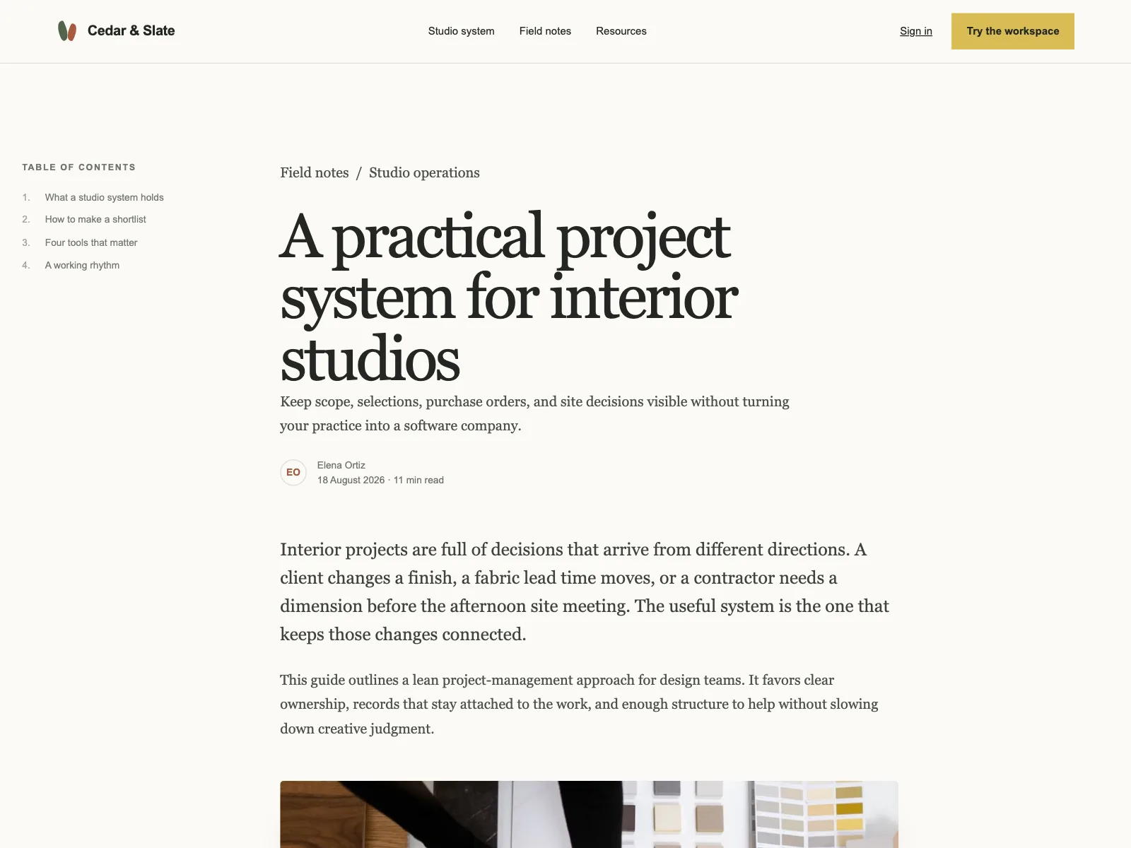 Blog post