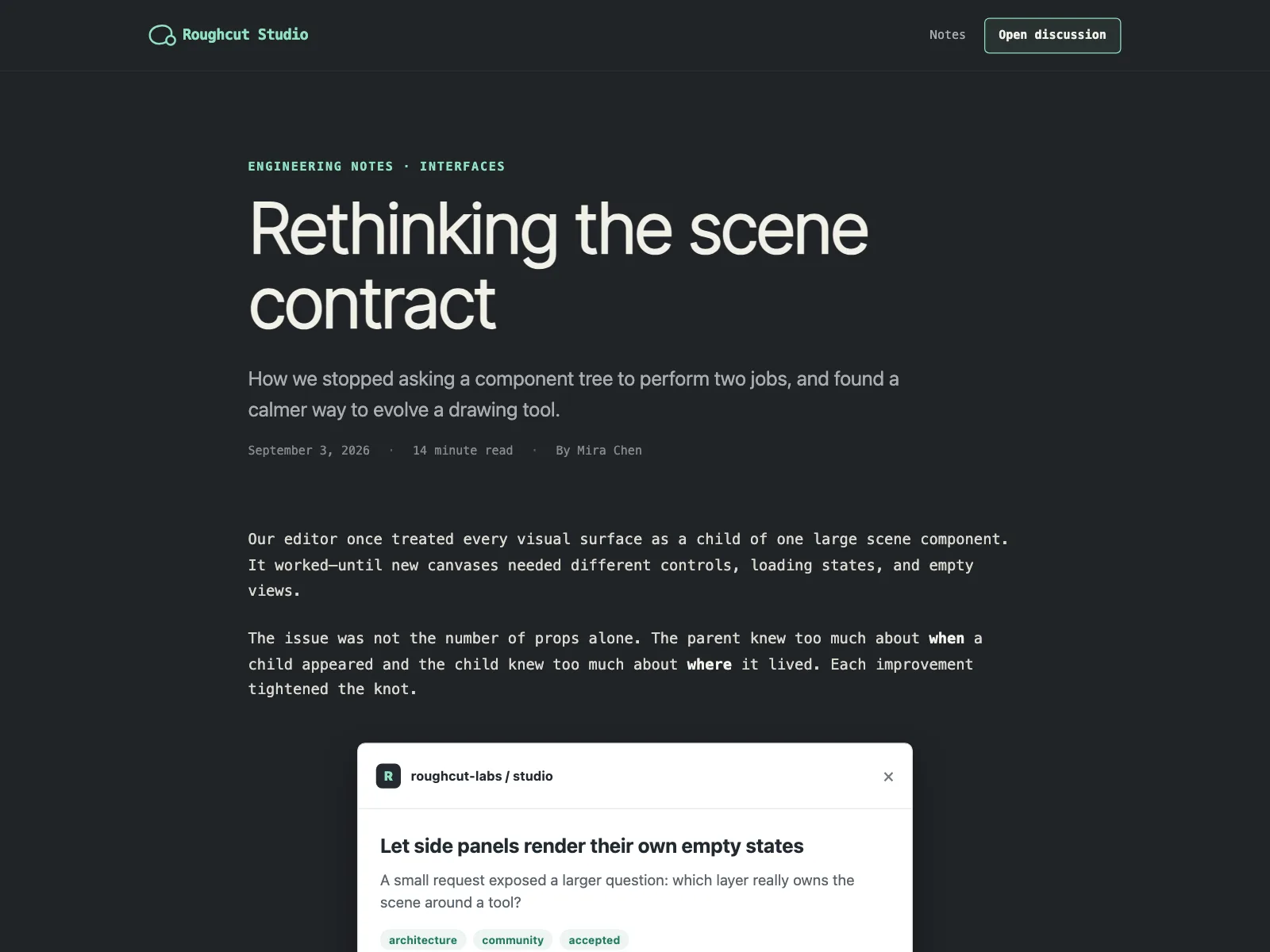 Blog post