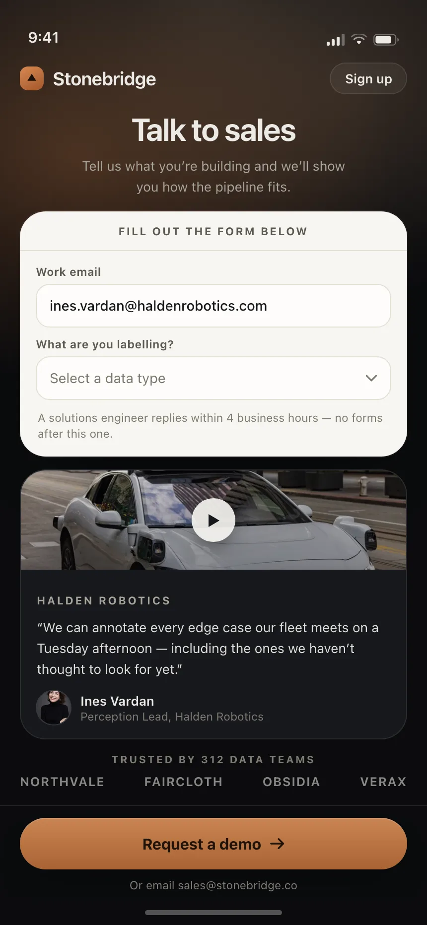 Book a demo