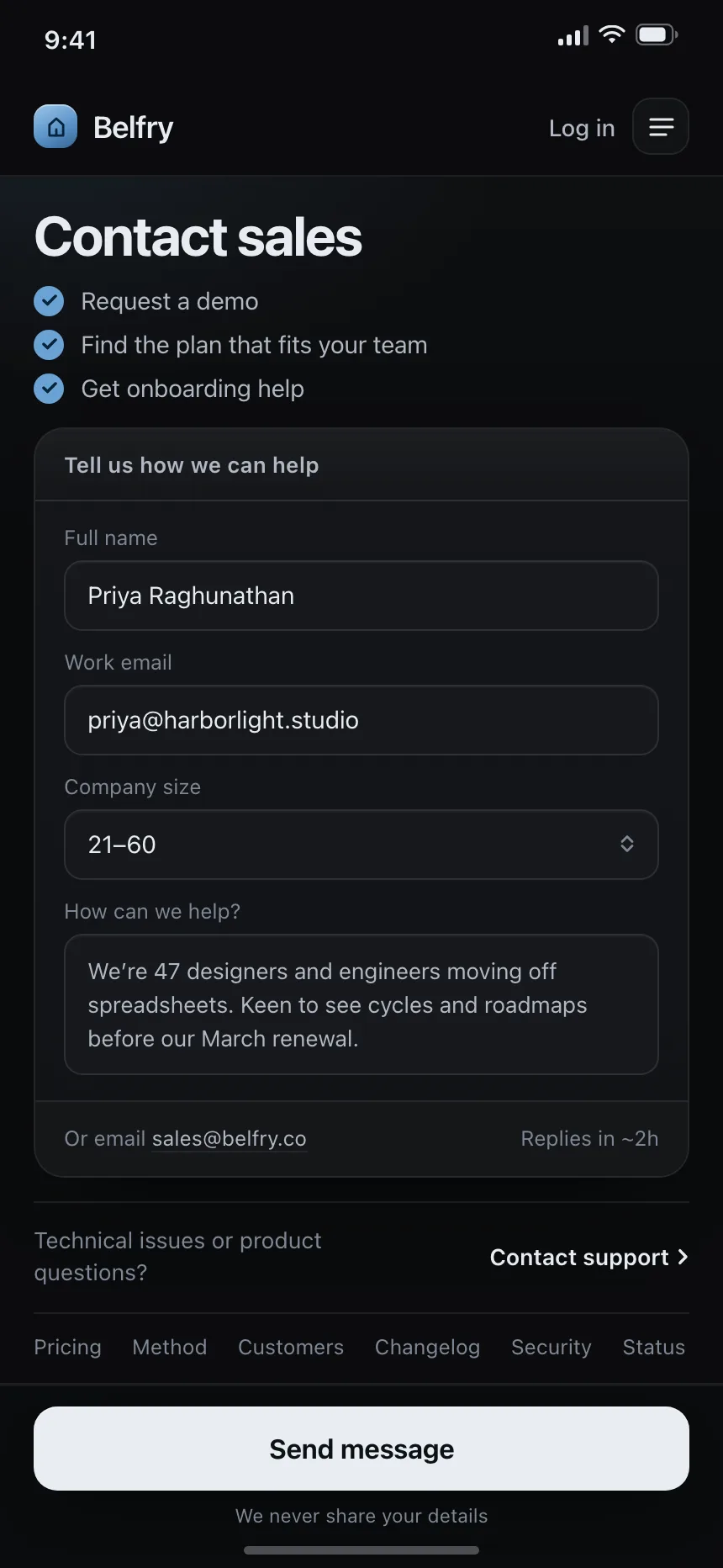 Book a demo