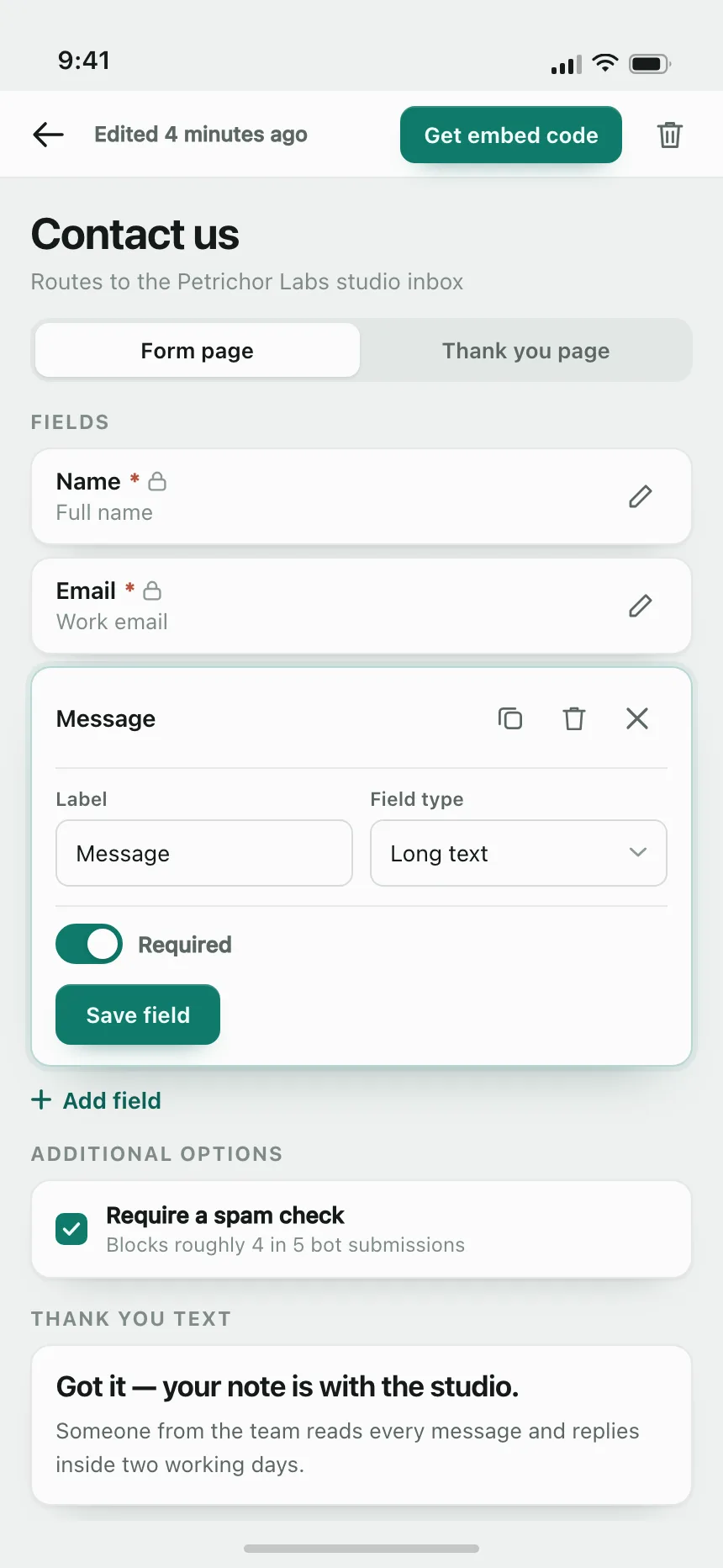 Contact