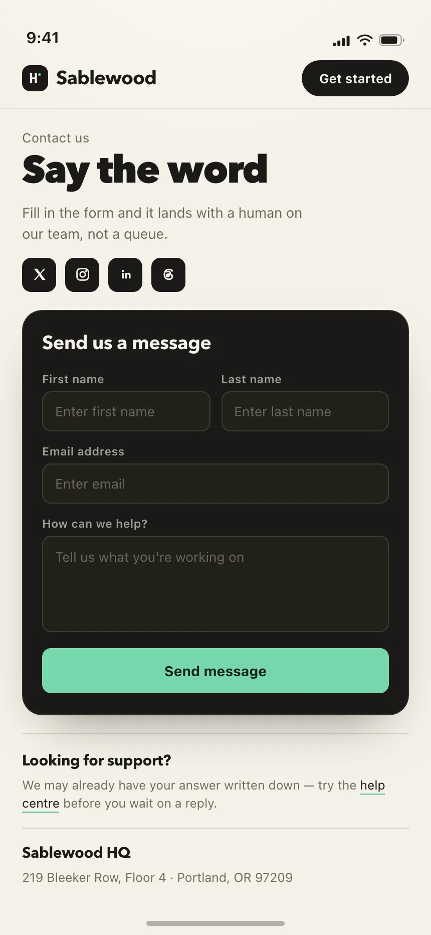 Contact