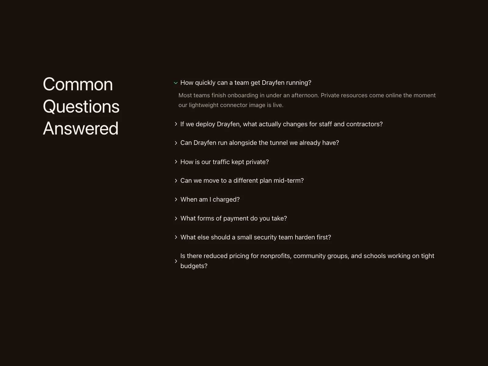 FAQ