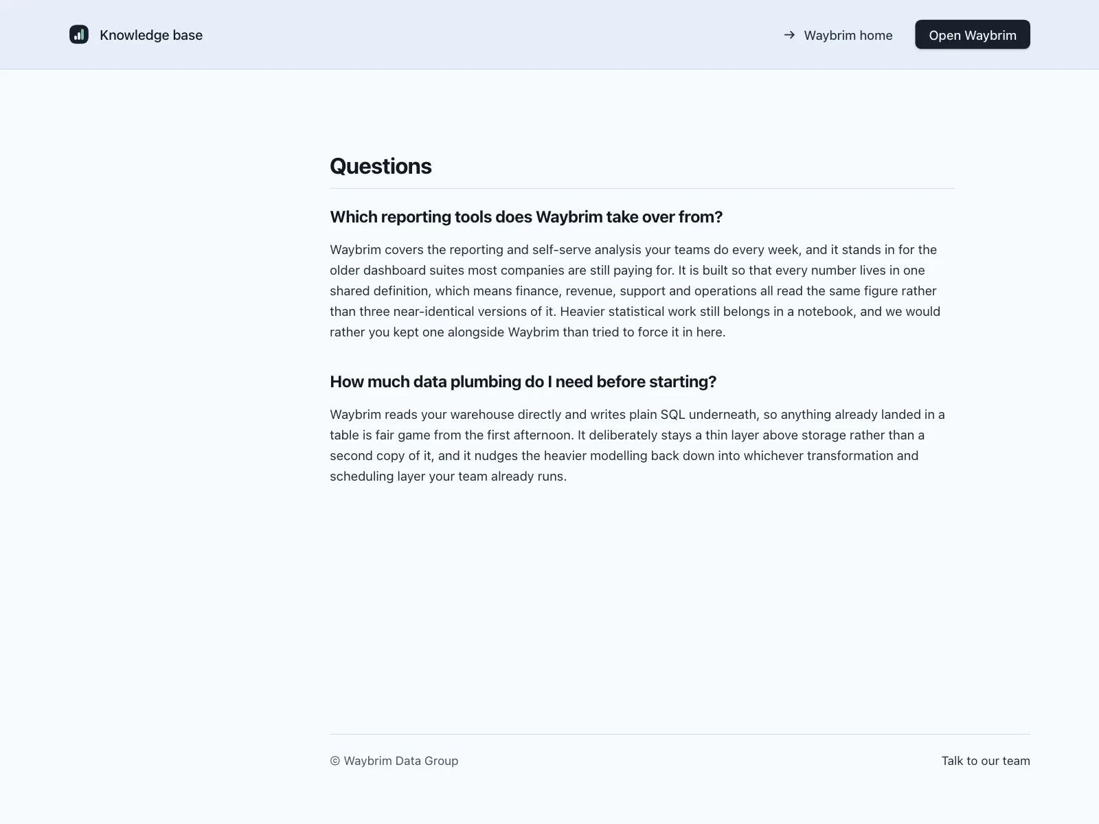 FAQ