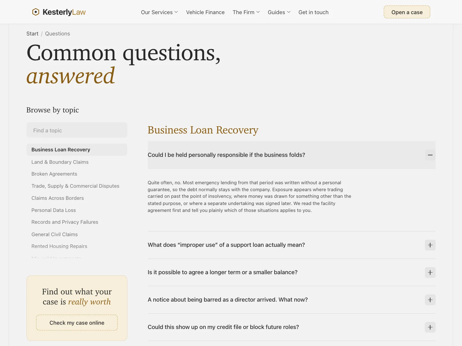 FAQ