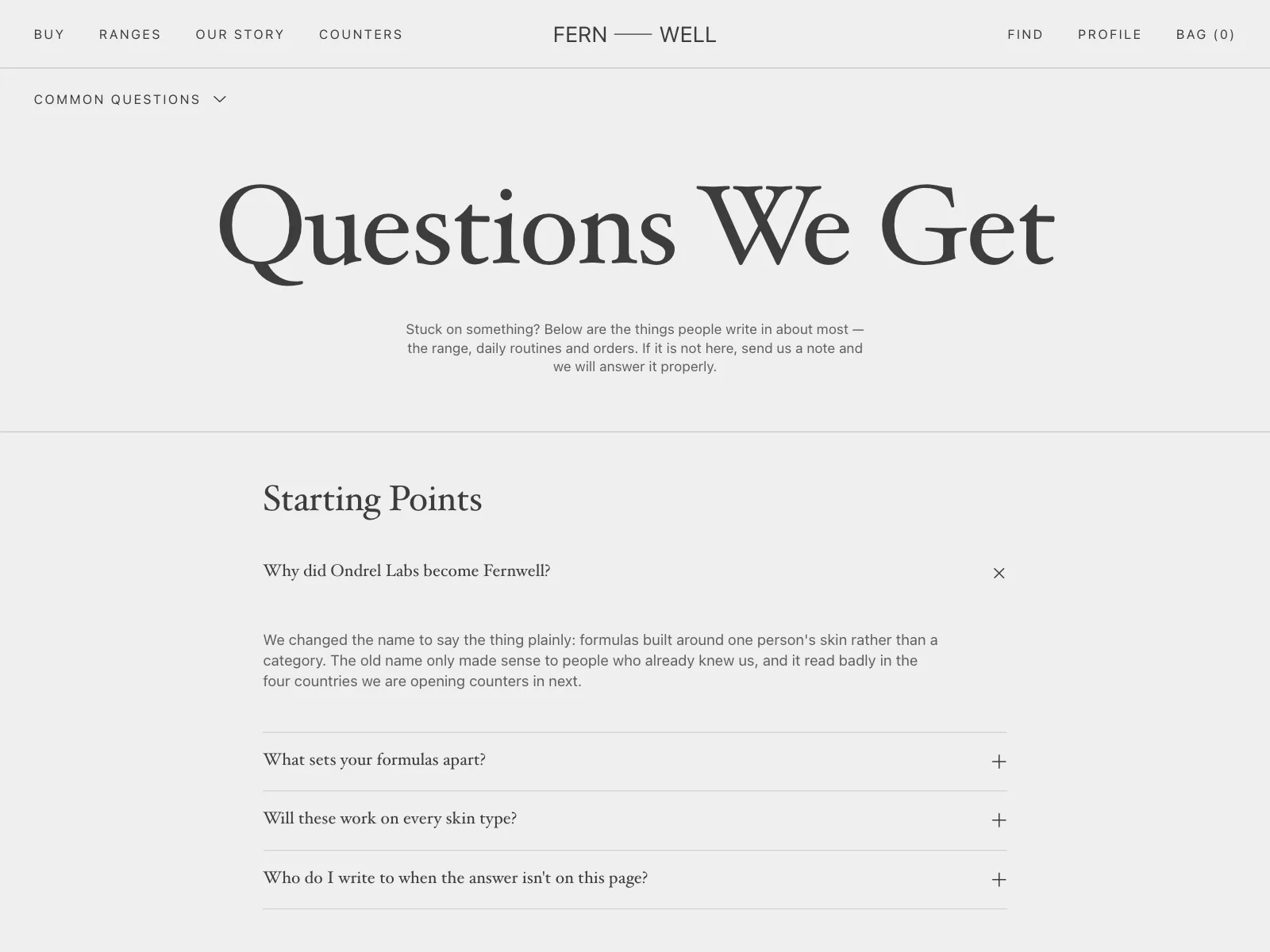 FAQ