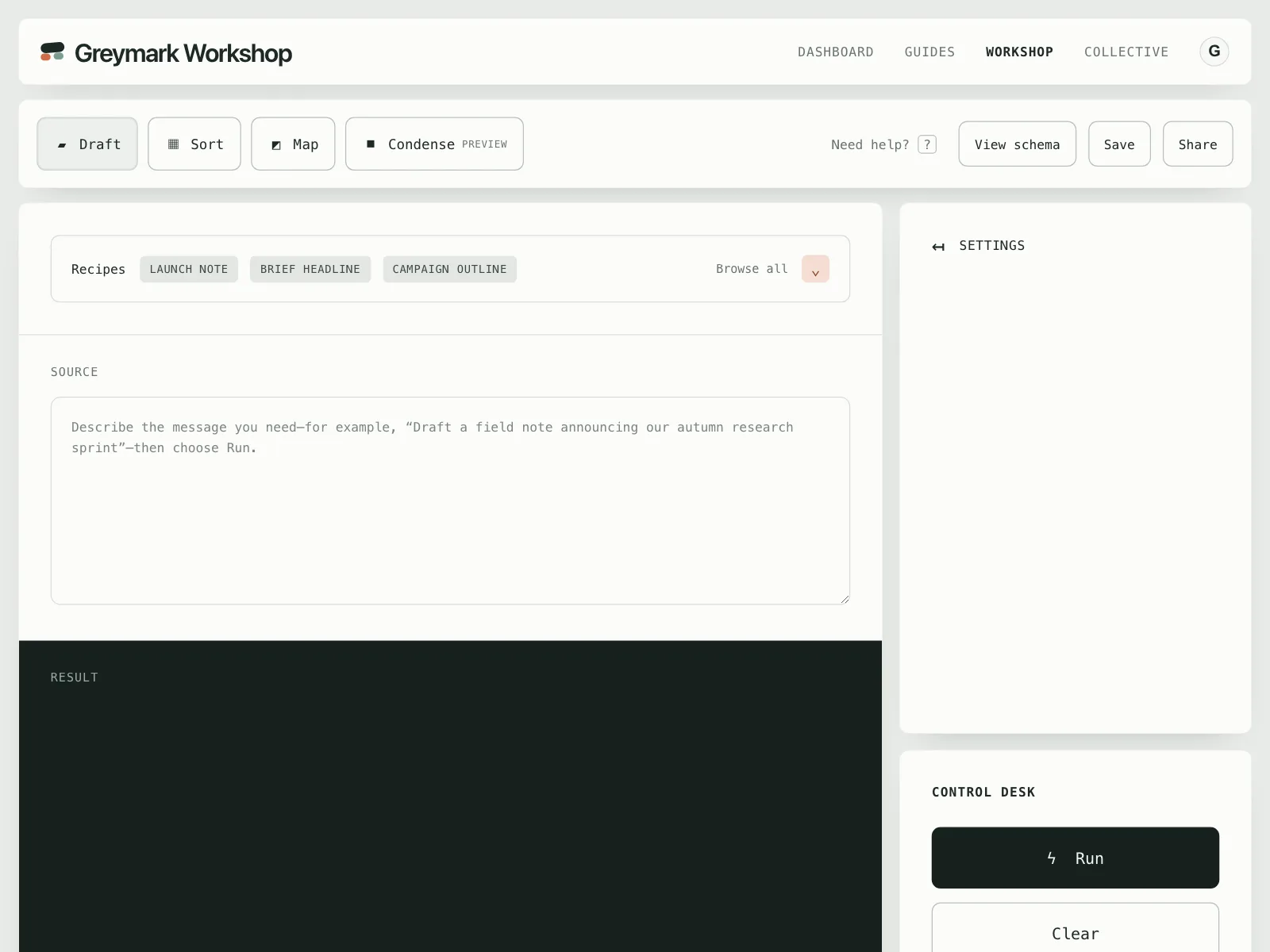 Node editor