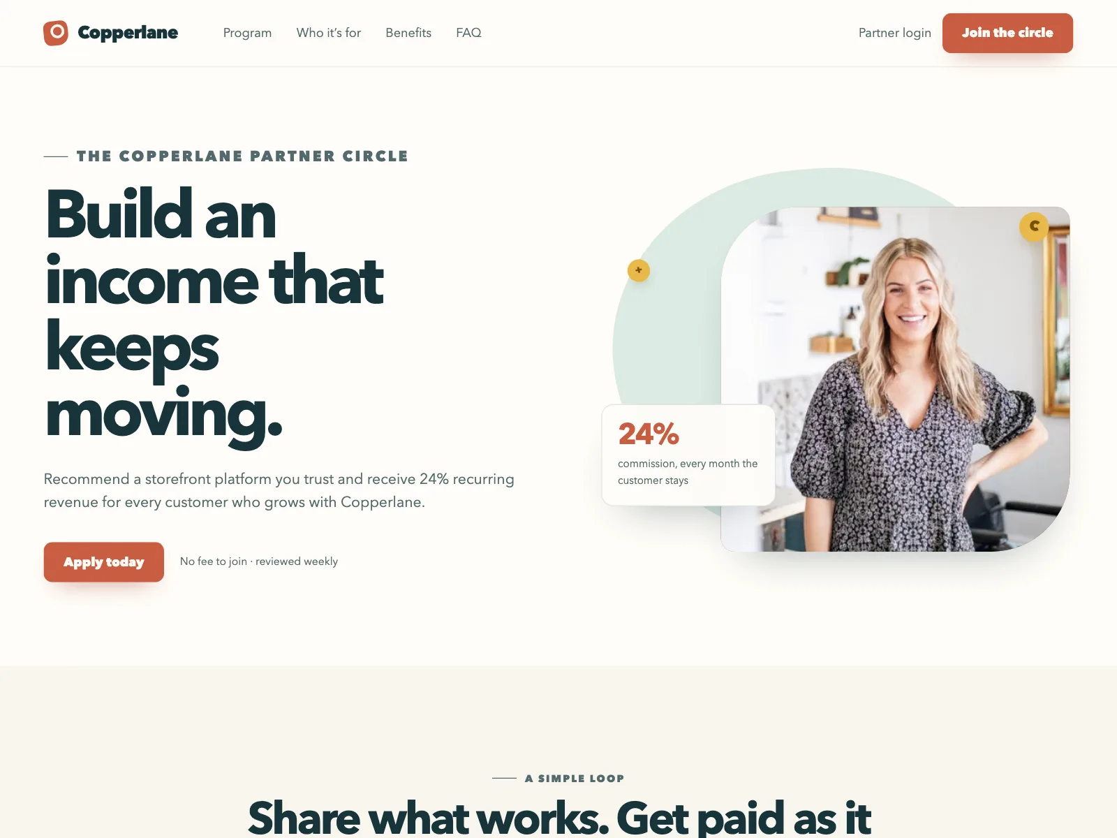 Partners page
