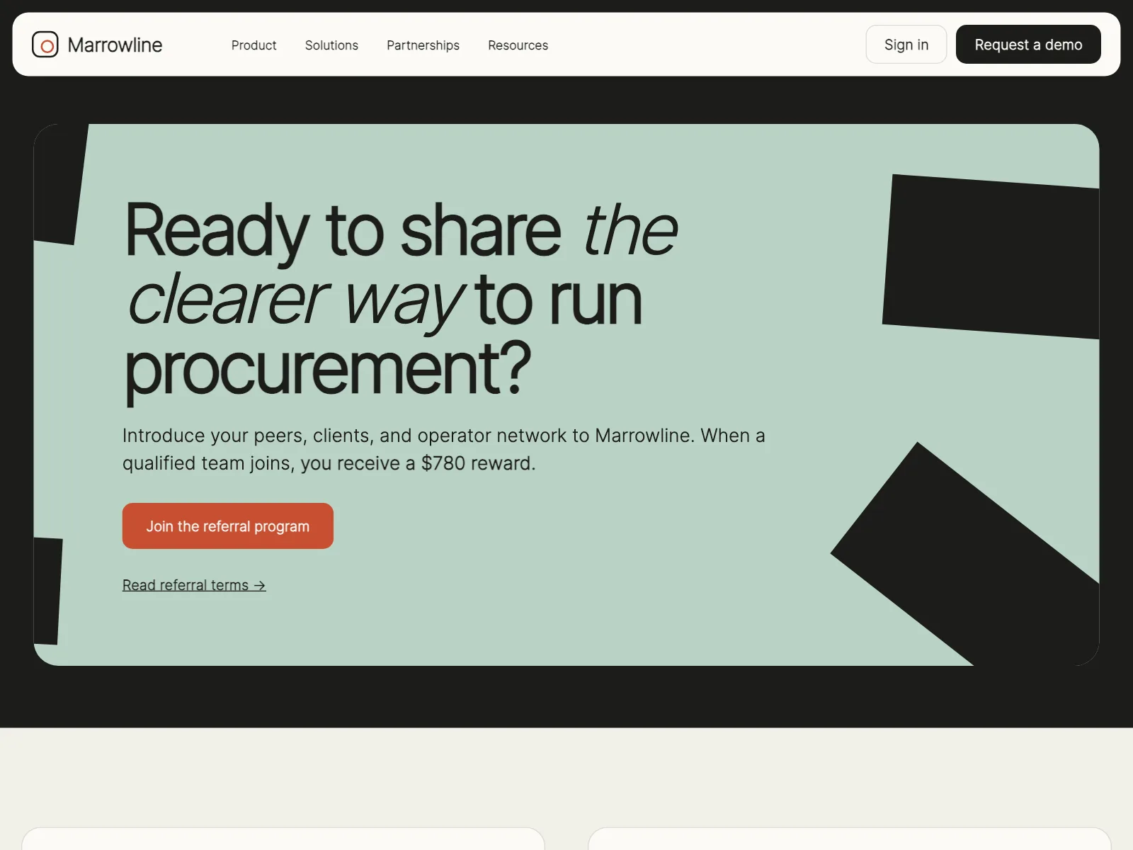 Partners page