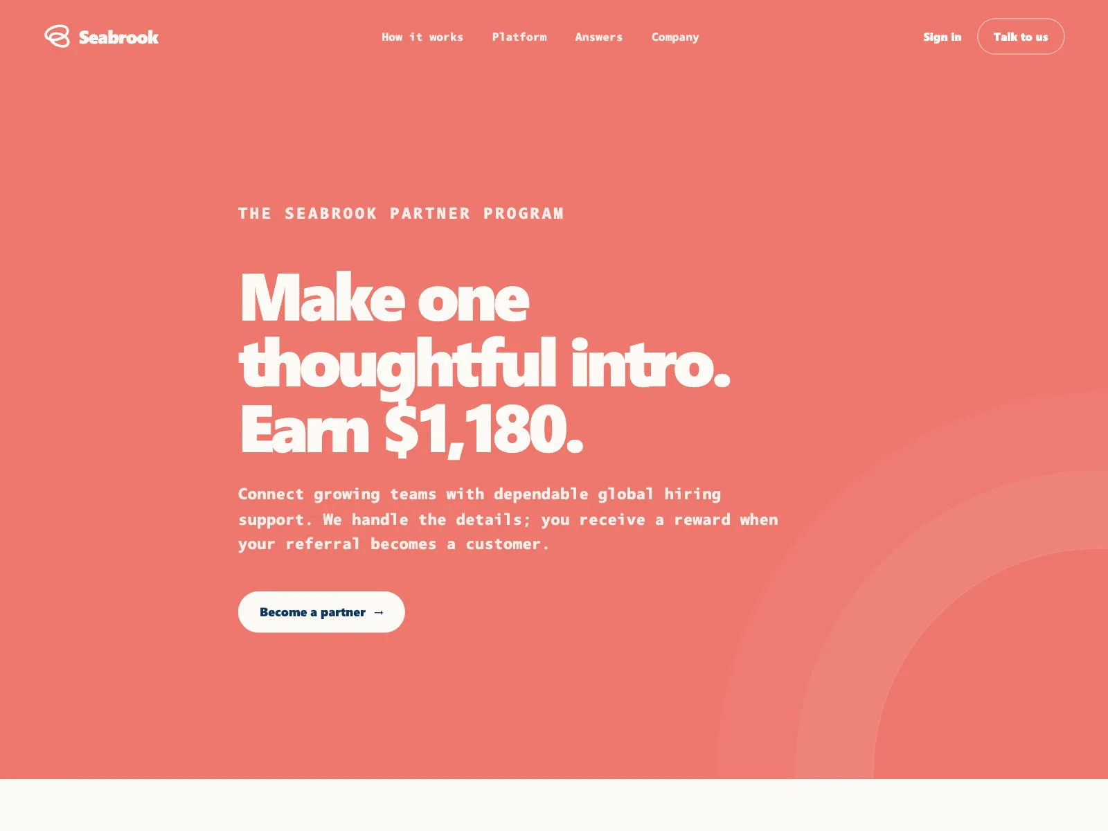Partners page