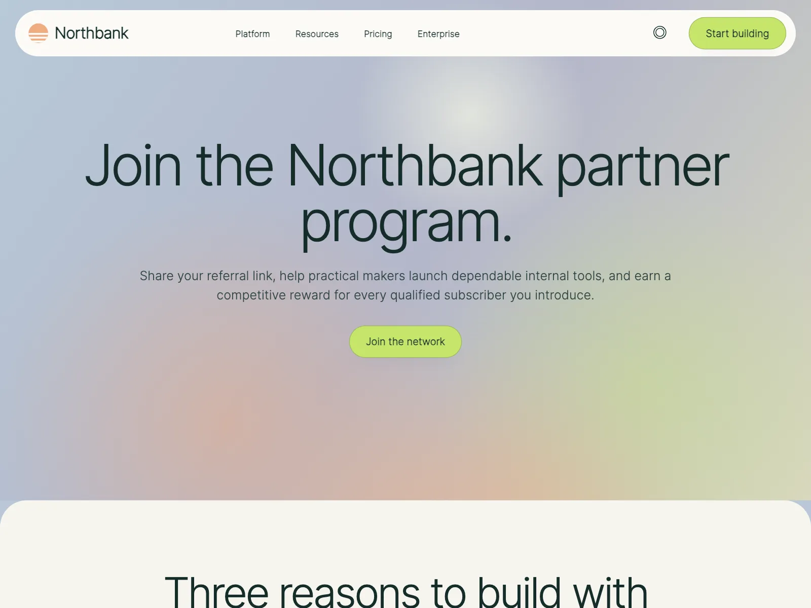 Partners page