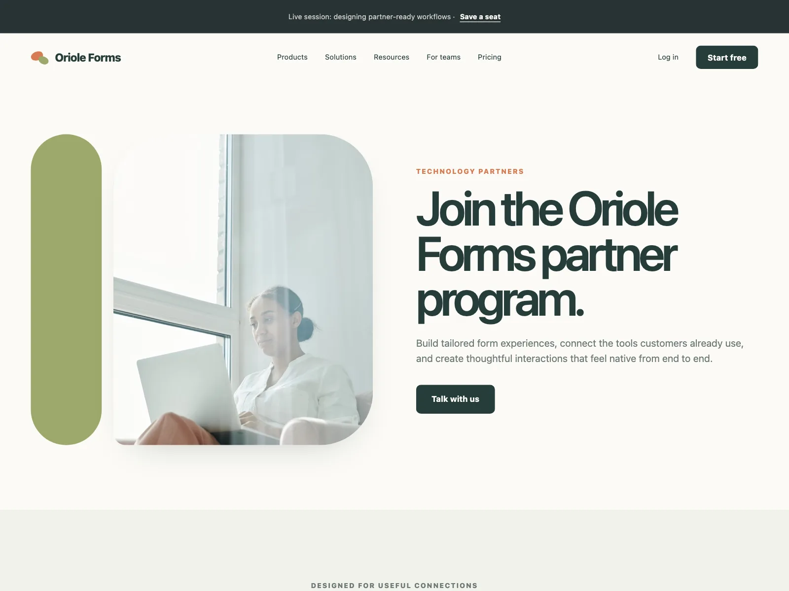 Partners page