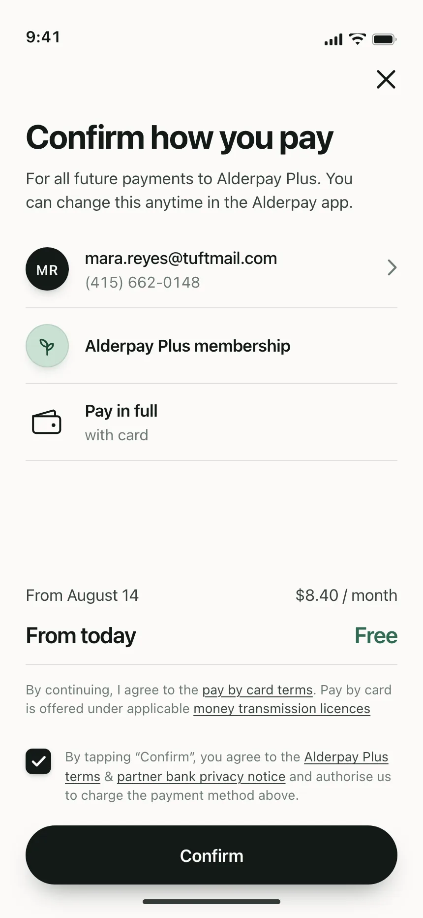 Payment Method