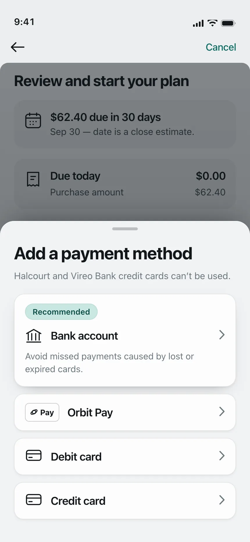 Payment Method