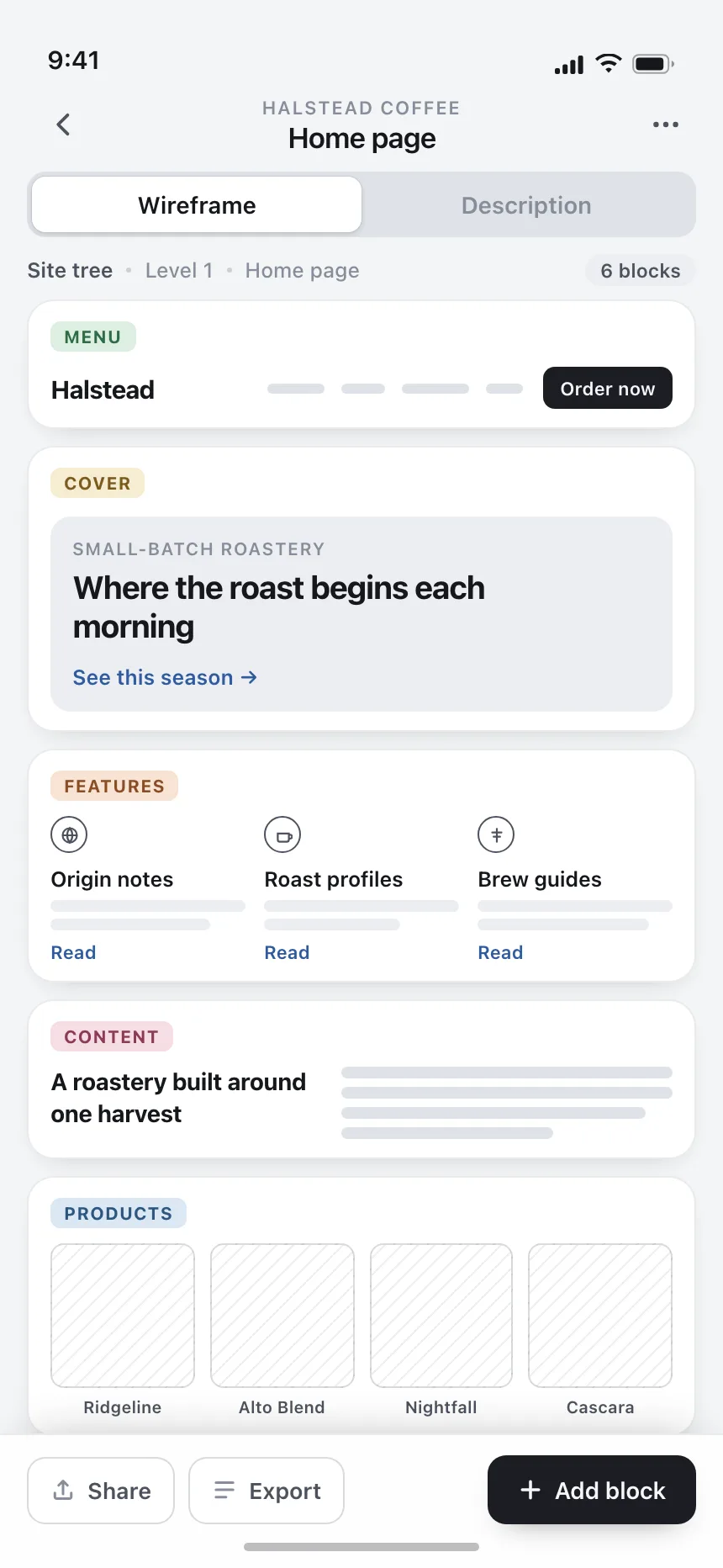 Project tracker
