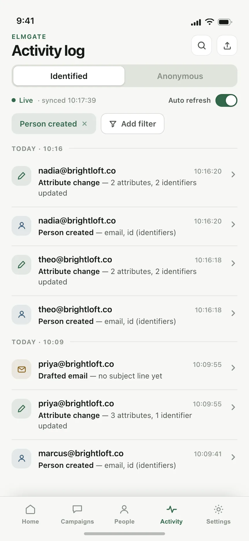 Project tracker