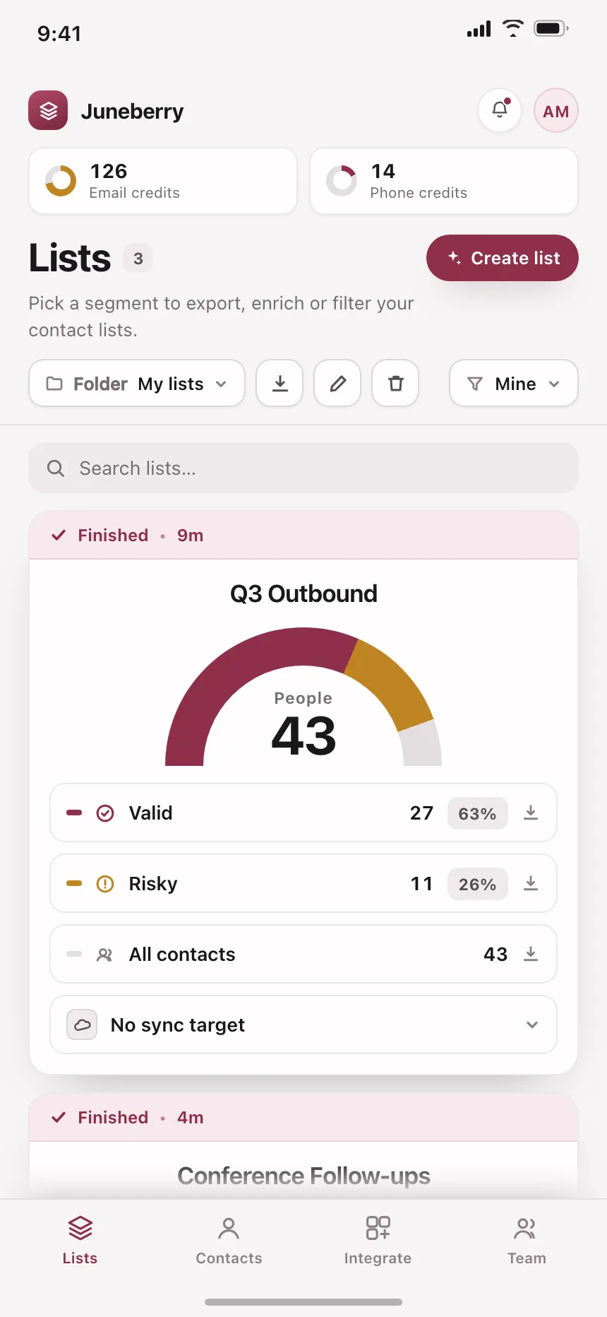 Project tracker