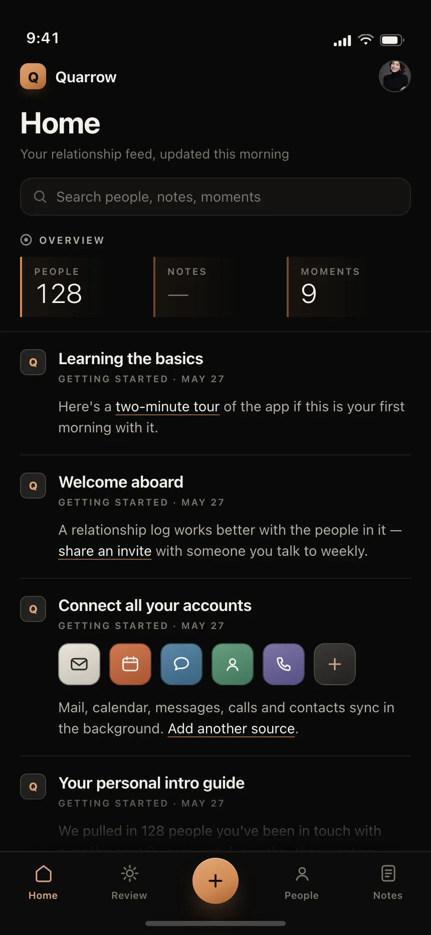Project tracker