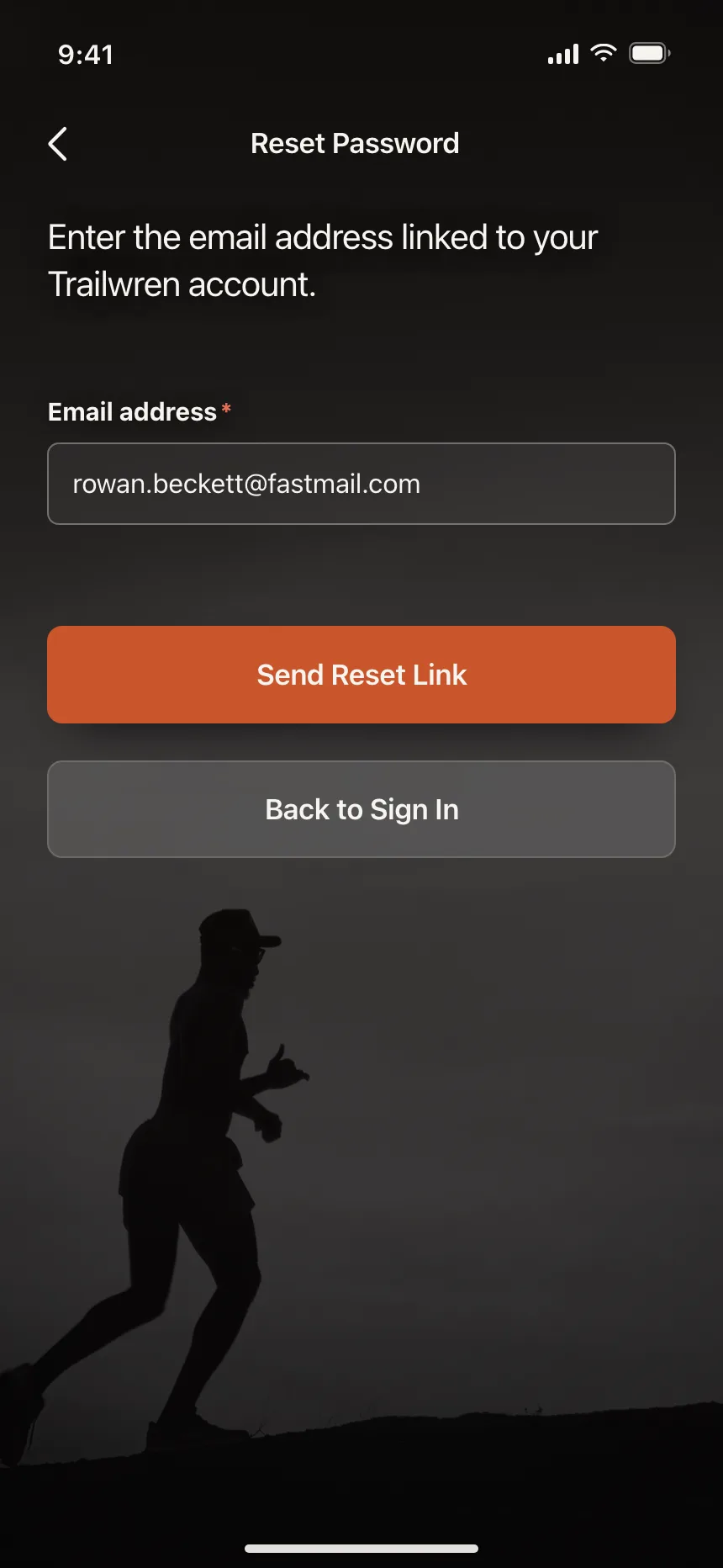 Reset password