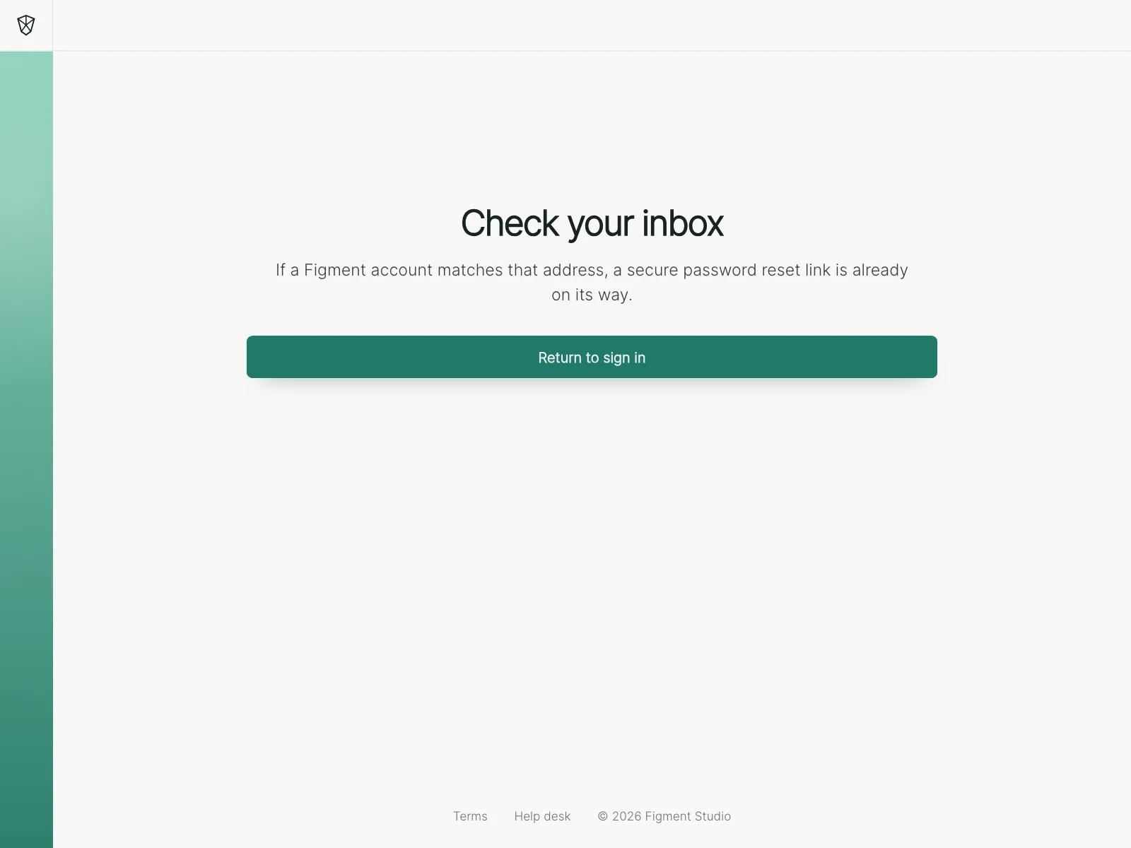 Reset password