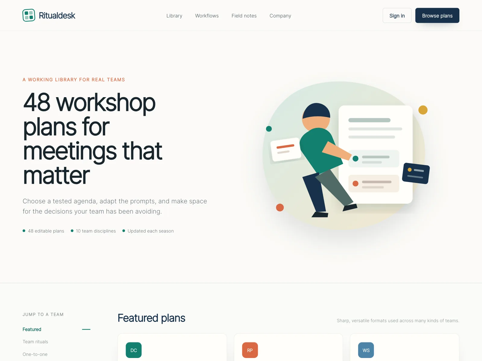 Resources page