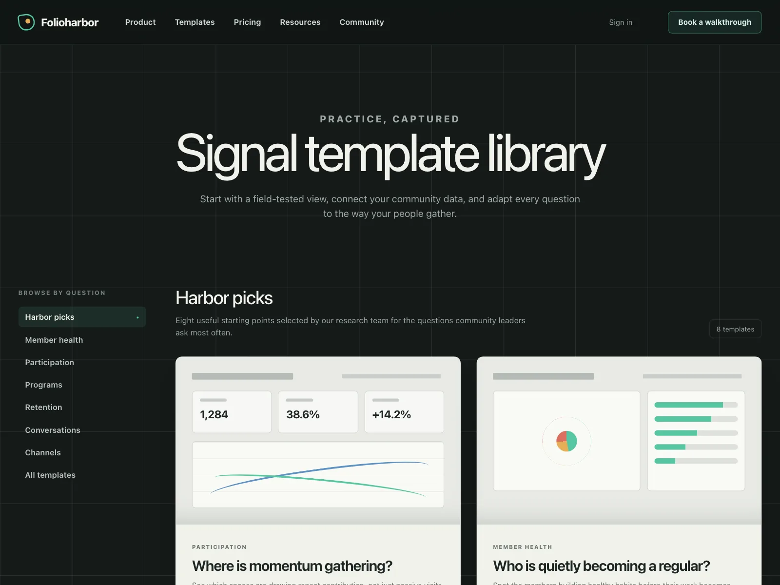 Resources page