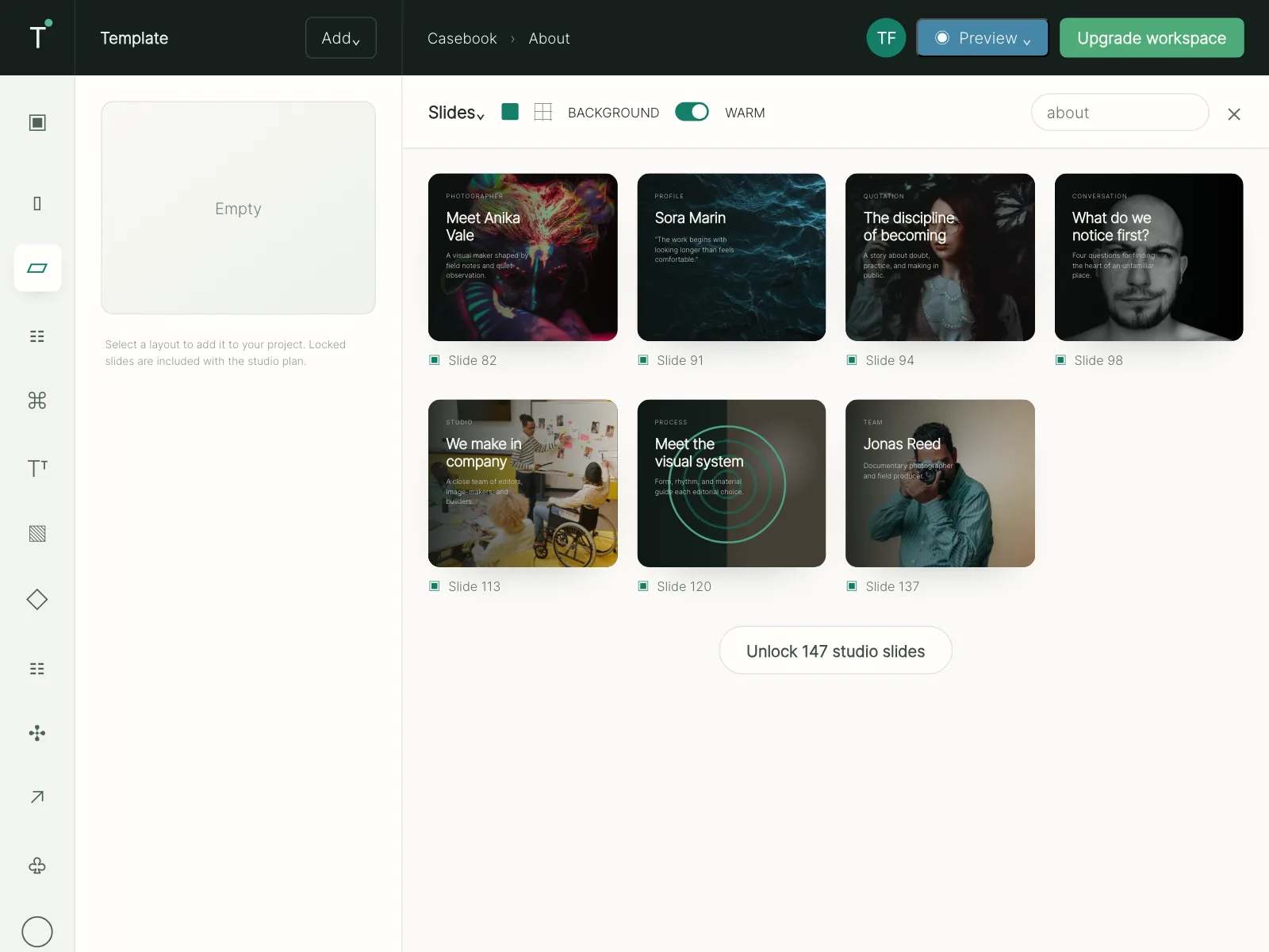 Resources page