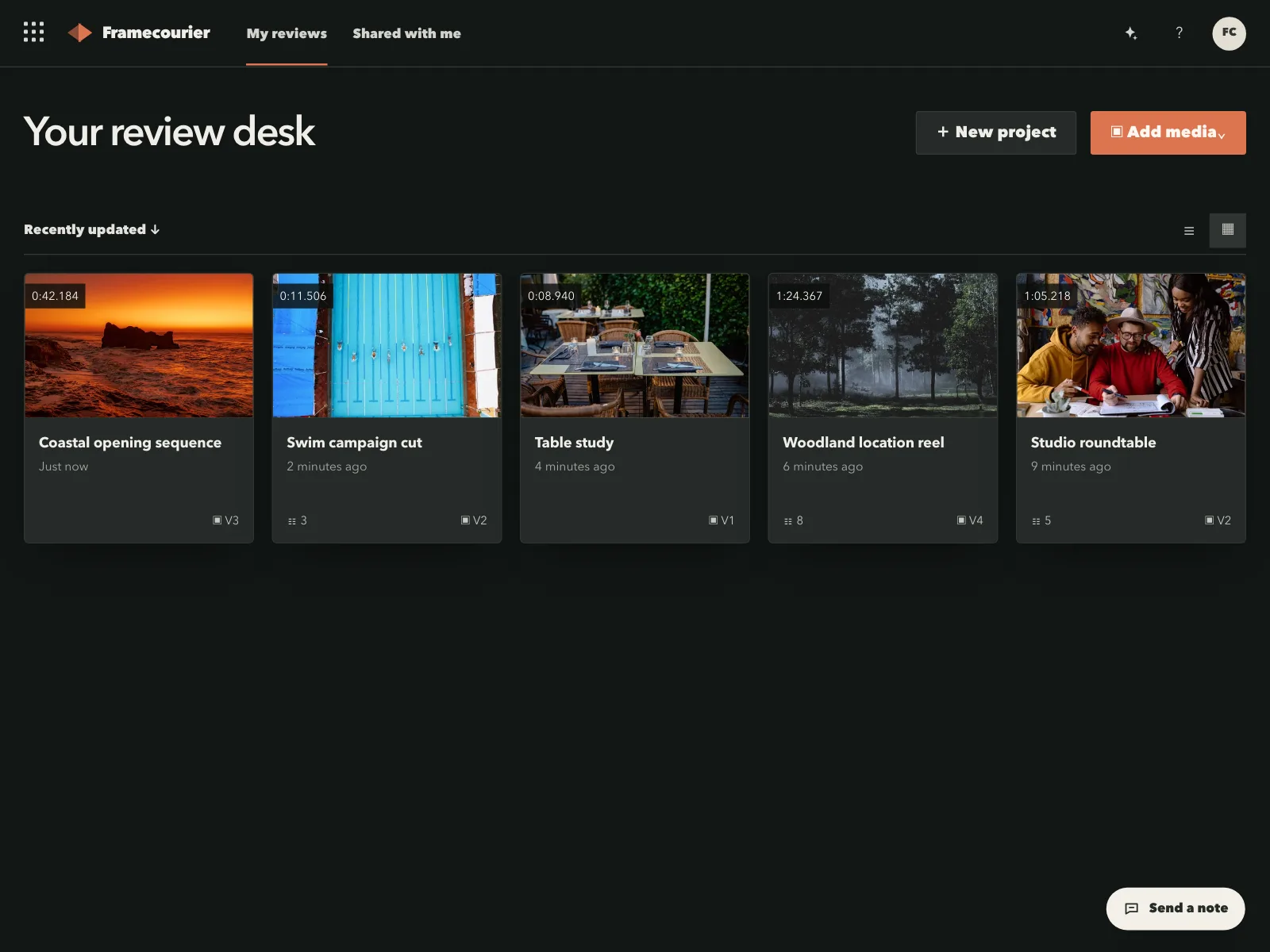 Resources page