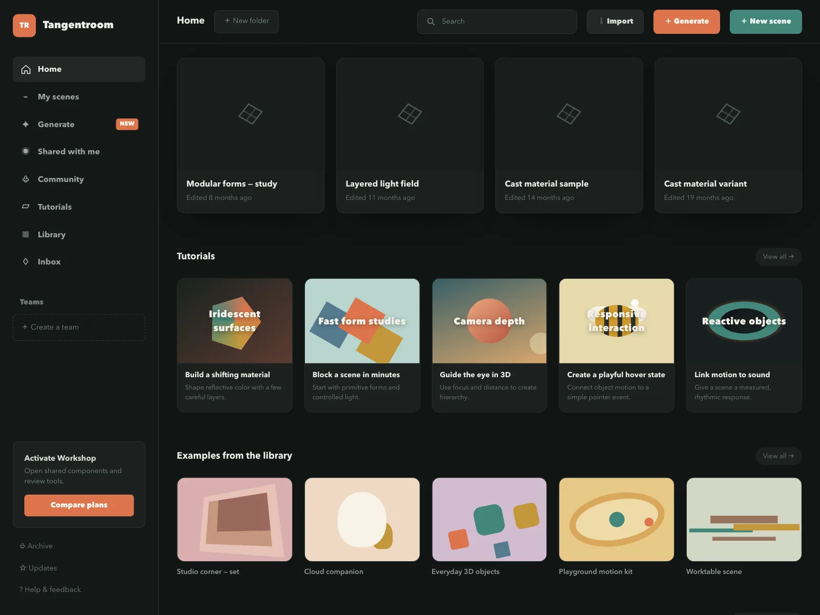 Resources page