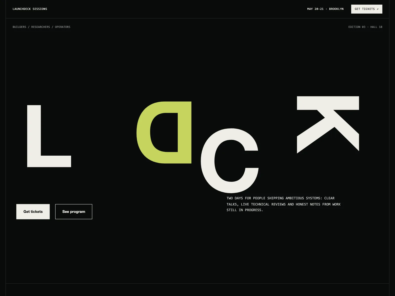 Sponsor page