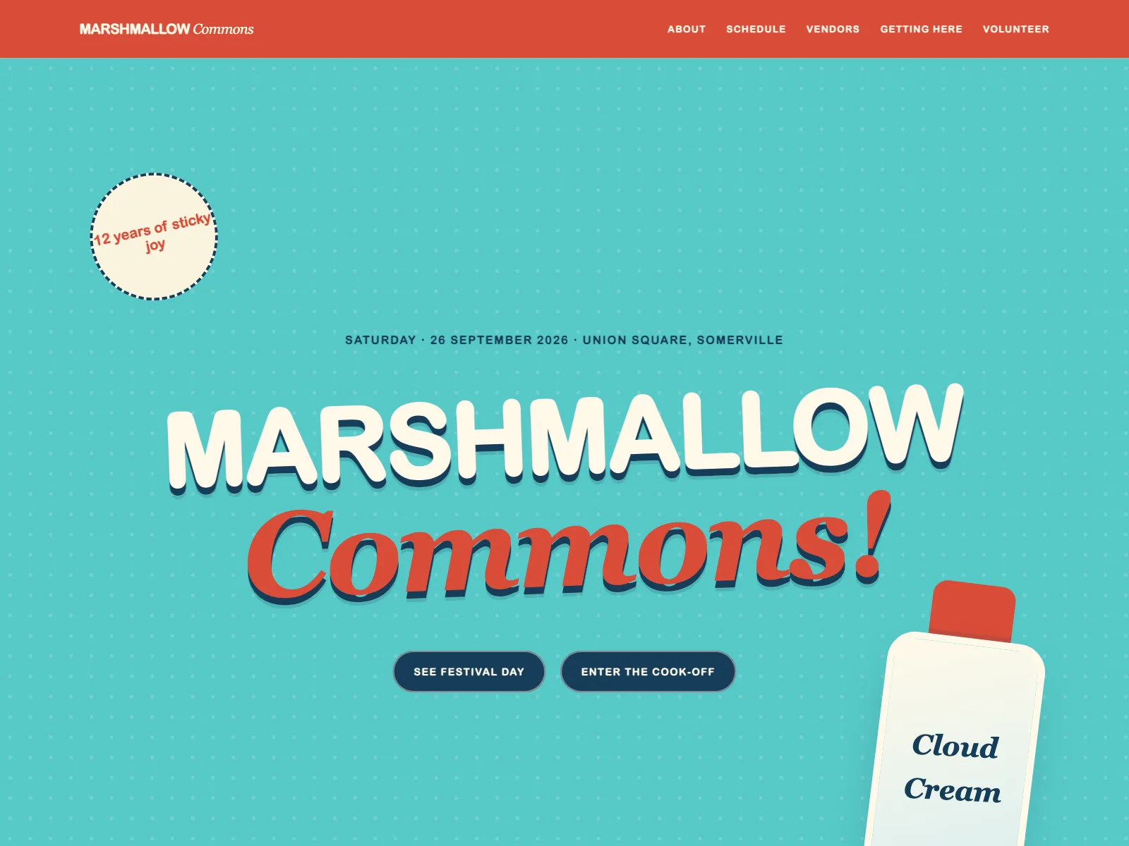 Sponsor page