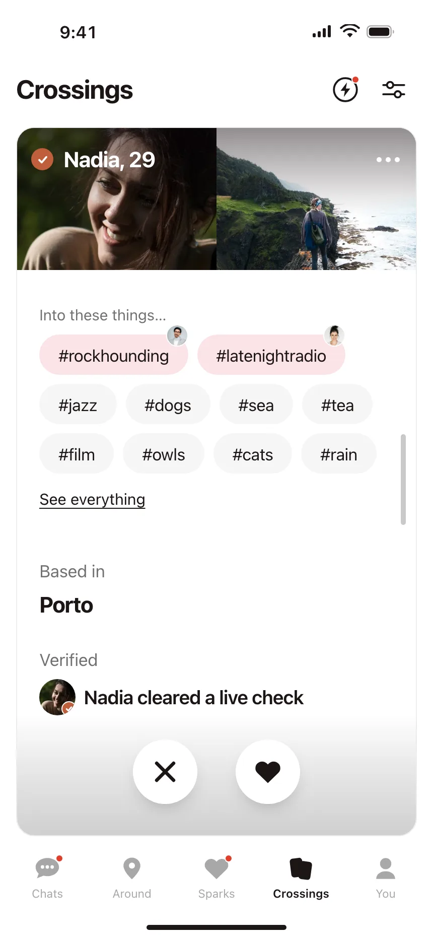 User profile