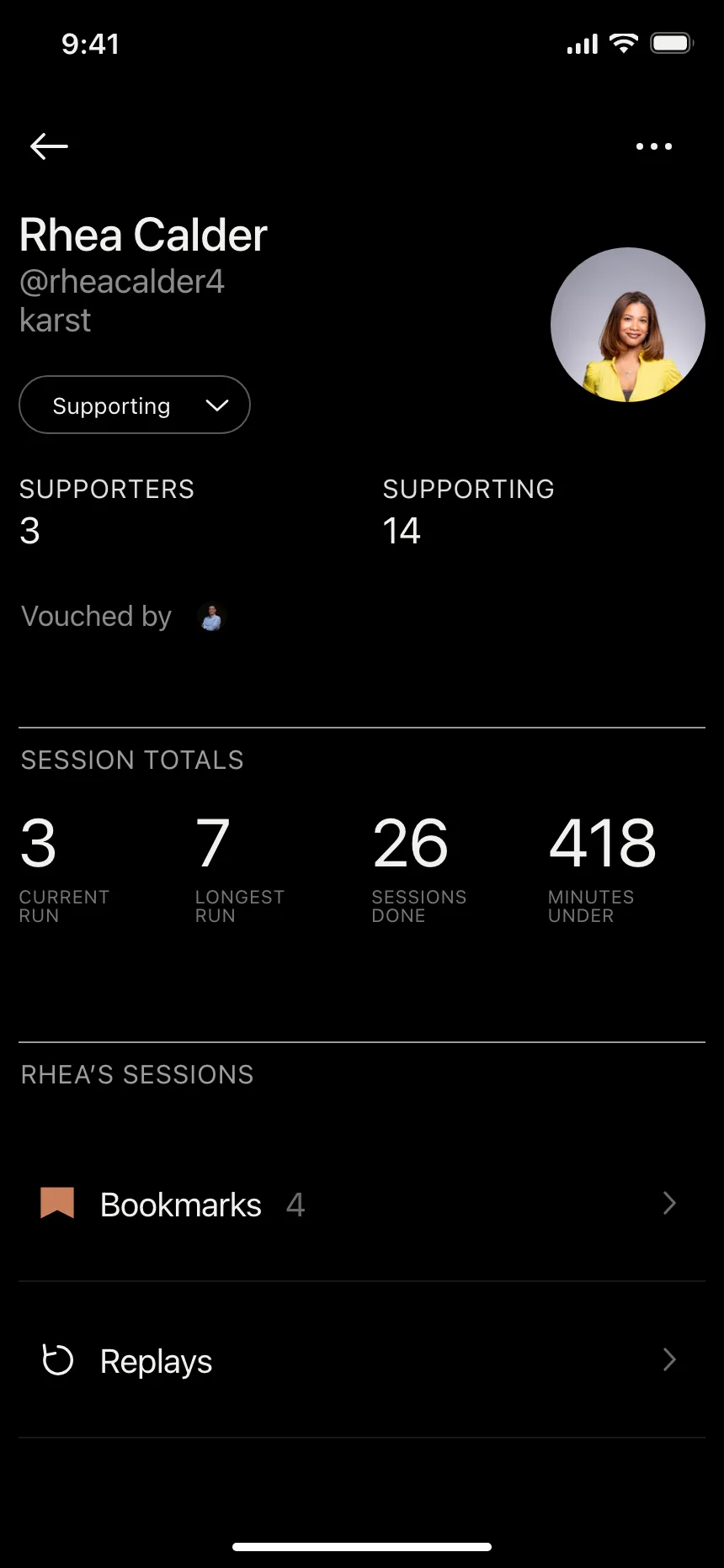 User profile