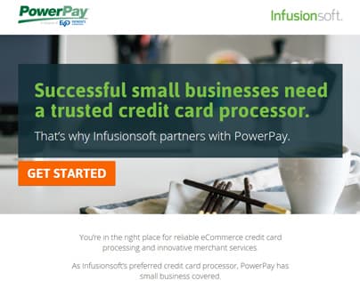 PowerPay | Infusionsoft - Responsive Landing Page