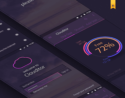 Clouditor. Mobile App. UI/UX
