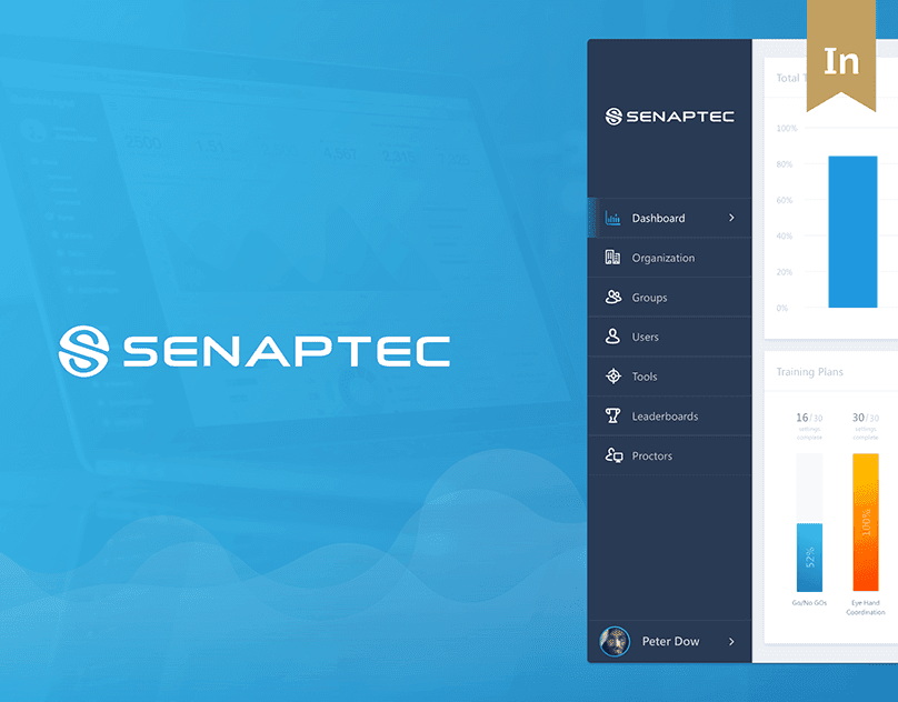 Senaptec – UX/UI Design of Dashboard