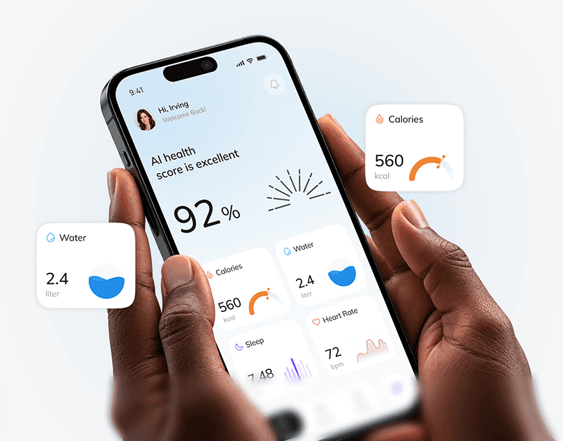 Vitala Health App - SaaS & UX UI Dashboard Design