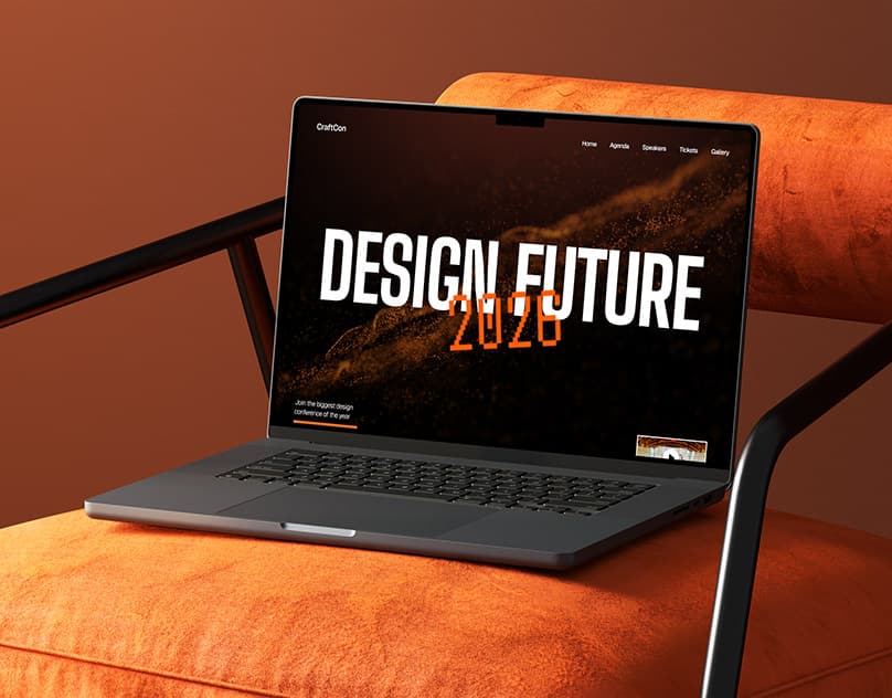 Design Conference Landing Page UI | Web UI Design