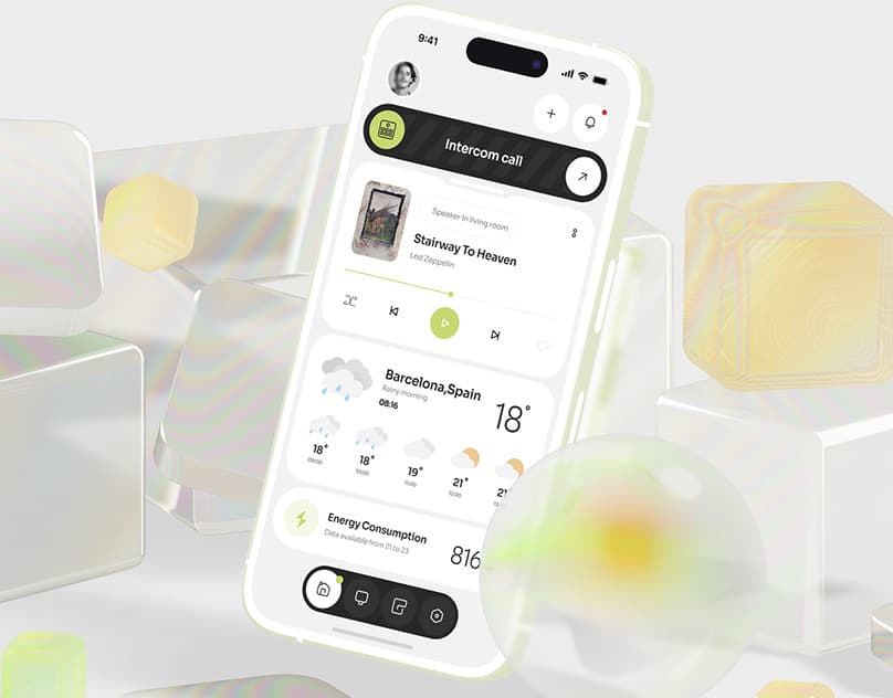 Smart home mobile app Home Ai