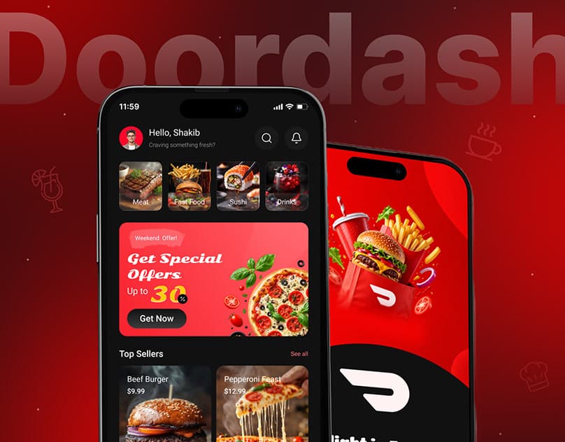 DOORDASH - Food Delivery Mobile App | Case Study