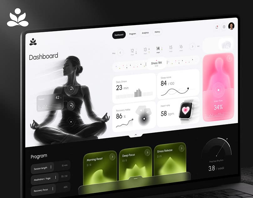 AI-Powered Wellness – SaaS UX/UI Design ...