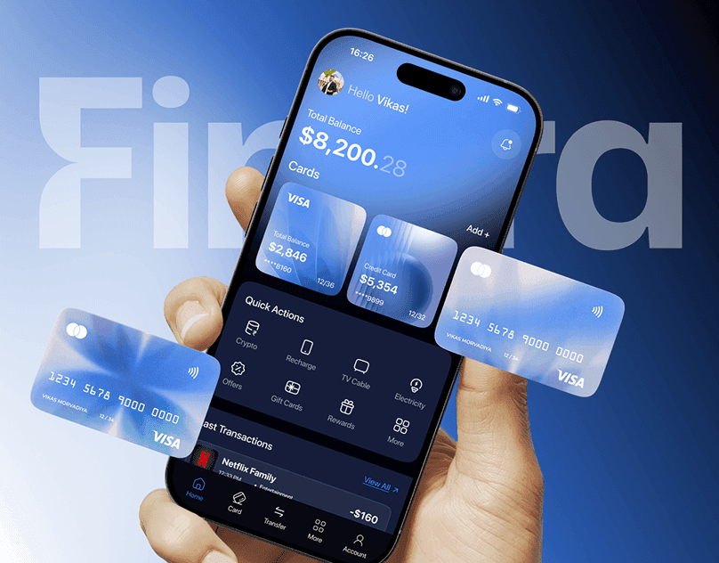 Finora — Reimagining Banking App & UI/UX Design