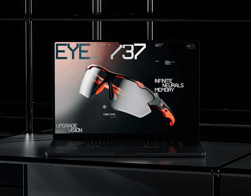 EYE/37 — AI Smart Glasses Website Design