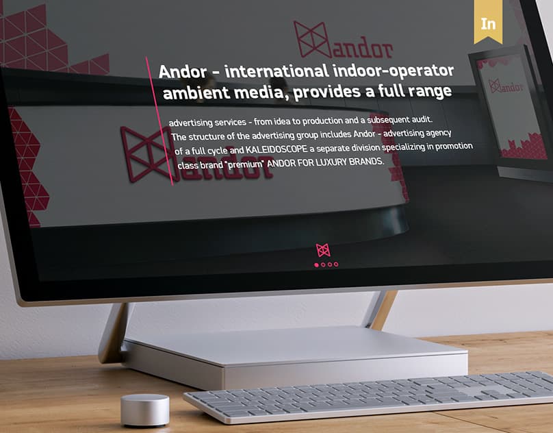 Andor Landing Page
