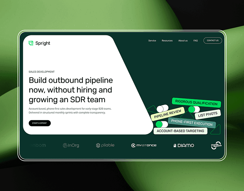 Spright — B2B Branding & Website Design