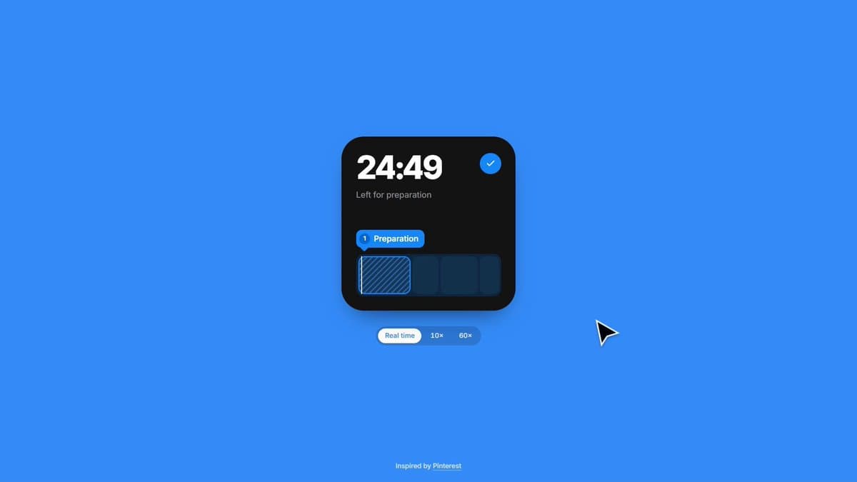 PinUI Widget Motion Study