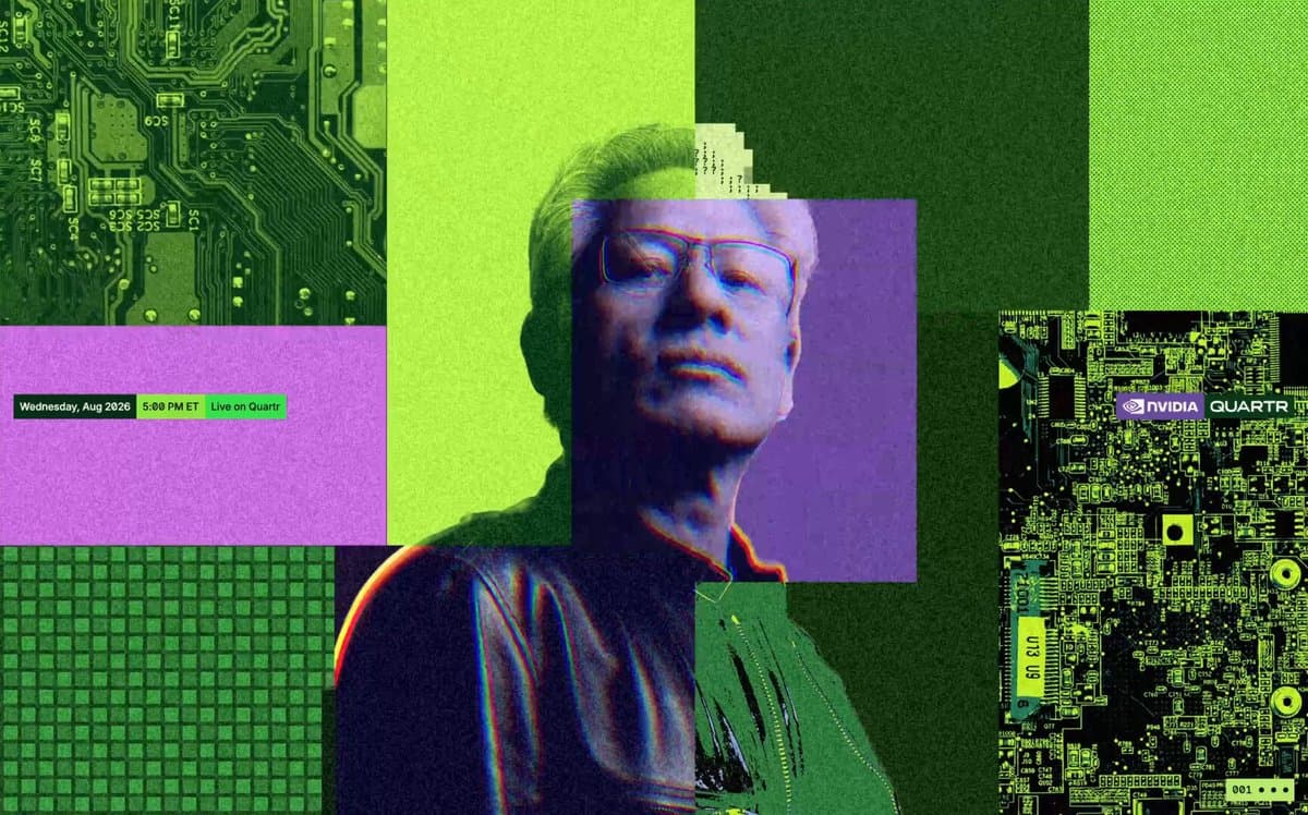 NVIDIA Quartr Glitch Collage