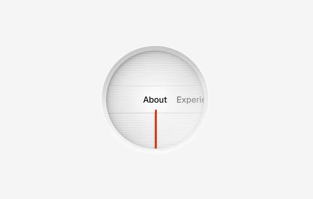 Dial Tab Navigation Concept