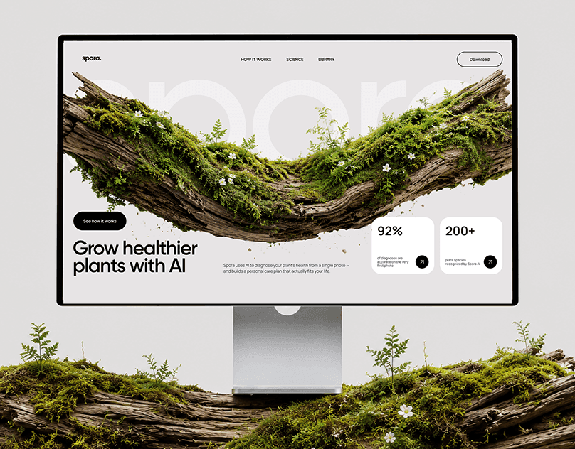 Spora — AI Plant Care Platform | Web & A...