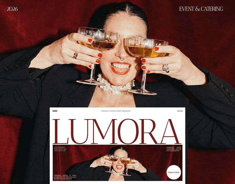 LUMORA — Event & Catering Website
